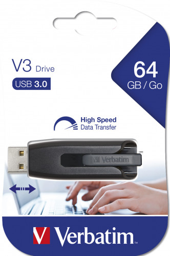 Verbatim Store n Go V3 64GB USB 3.0 gris 49174 646506-05
