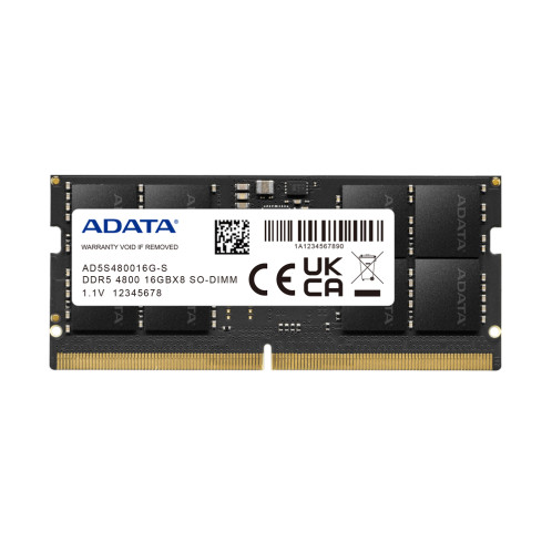 ADATA DDR5 4800 SO-DIMM 16GB AD5S480016G-S 206924-02