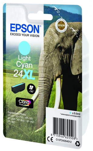 Epson XL light cyan Claria Home HD T 2435 267878-00
