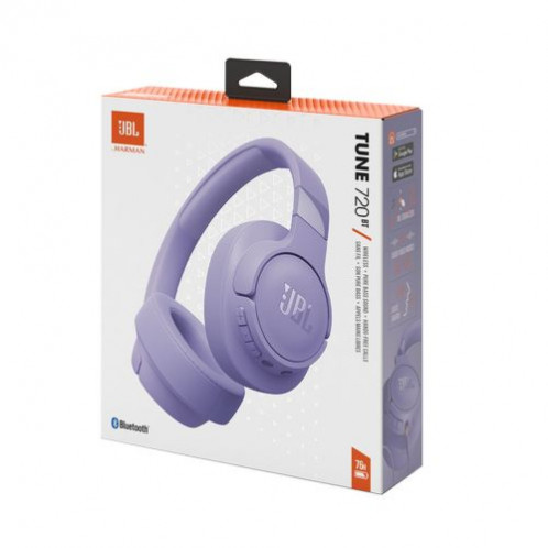 JBL Tune 720BT Bluetooth Wireless On-Ear Headphones Purple EU DB4100985-08