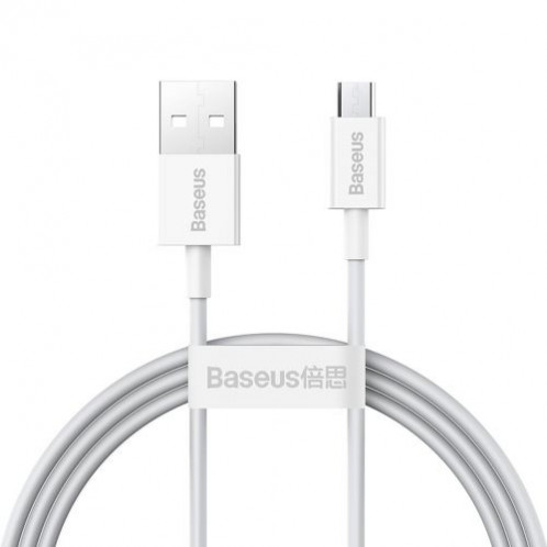 Baseus Micro USB Superior cable, fast charging cable 2A 1m White (CAMYS-02) DA13825-015