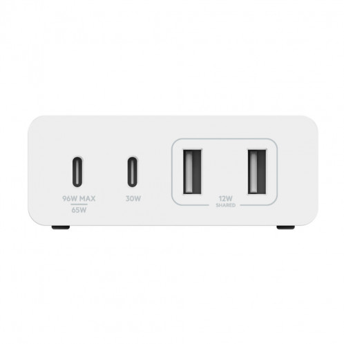 Belkin BOOSTChargeur 108W 4ports GaN, 2xUSB-C 2xUSB-A WCH010vfWH 659465-05