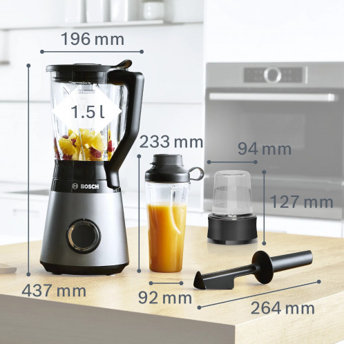 Bosch MMB 6177S Blender VitaPower Serie 4 argent 115868-07