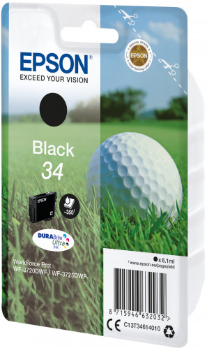 Epson noir DURABrite Ultra Ink 34 T 3461 285700-05