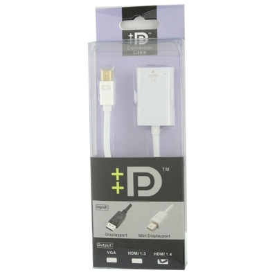 Full HD 1080P Mini DisplayPort Male to HDMI Adaptateur Câble Câble, Longueur: 20cm SF0358-04
