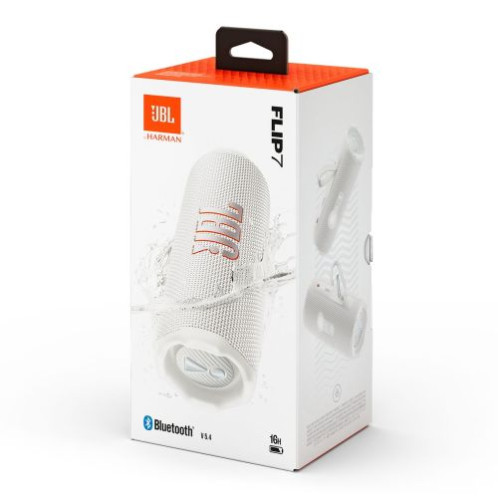 JBL Flip 7 Bluetooth Wireless Speaker White EU DB9450712-05