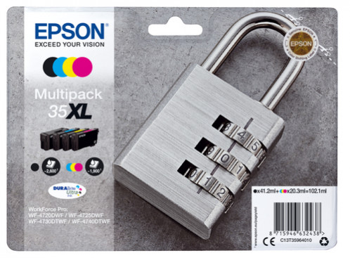 Epson DURABrite Ultra Multipack (4 couleurs) 35 XL T 3596 286001-06