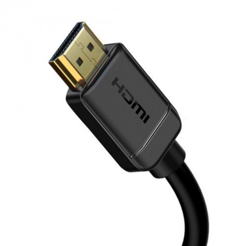 Baseus Video Cable High definition Series HDMI To HDMI 4K 60 Hz, 3D HDR, 18 Gbps, 1m Black (CAKGQ-A01) DA294635-018