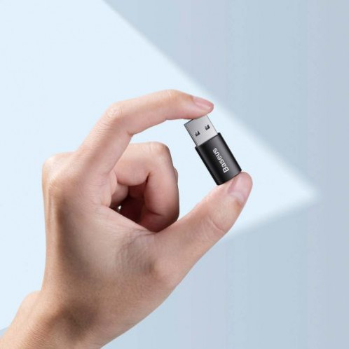 Baseus Converter Ingenuity Series Mini OTG Adaptor USB-A 3.1 Male to Type-C Female Black (ZJJQ000101) DA282273-015