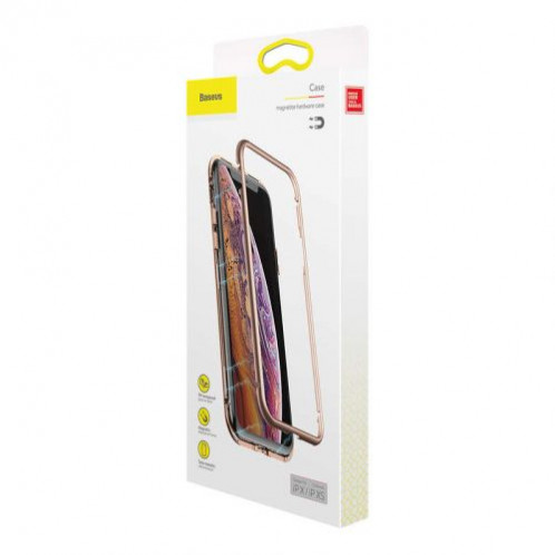 Baseus iPhone Xs case Magnetite hardware Gold (WIAPIPH58-CS0V) DA030694-010