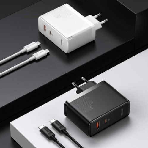 Baseus Travel Charger GaN5 Pro Quick wall charger C+U, PD3.0, QC4.0 +, AFC, 100W EU Black (CCGP090201) DA3226607-024