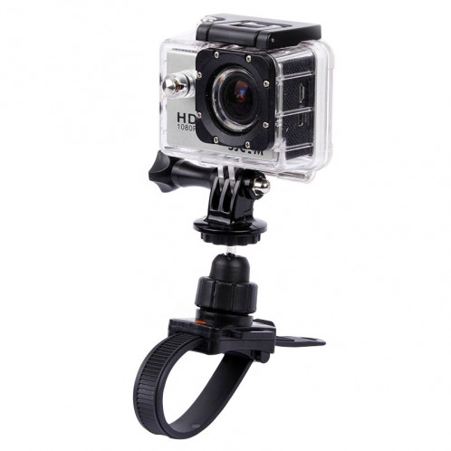 Support de trépied pour appareil photo avec sangle de tête / casque Casque pour GoPro HERO4 / 3+ / 2 & 1, XiaoMi YI, SJCAM SJ4000 / SJ5000 / SJ6000 / SJ7000 / Kjstar Sport Camera (Noir) SS444B3-08