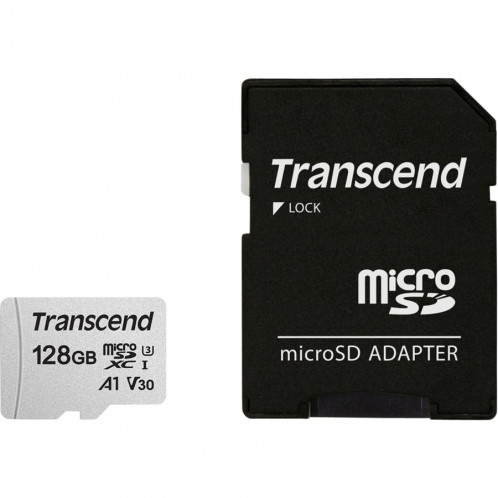 Transcend microSDXC 300S-A 128GB Class 10 UHS-I U3 V30 A1 426036-02