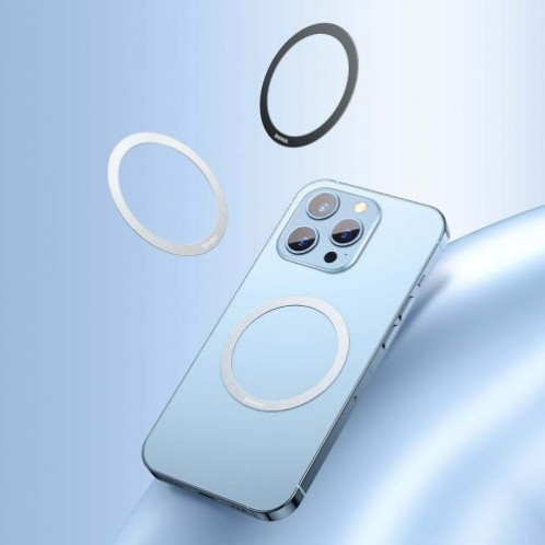 Baseus Magnetic Ring Halo Series (2pcs), Silver (PCCH000002) DA22372-016