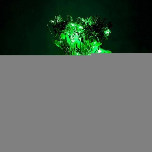 10m 6W 100 LED SMD 0603 IP65 Waterproof 3 x AA Batteries Box Silver Wire String Light Lampe Fairy Lampe Décorative, DC 5V (Light Vert) S117GL0-00