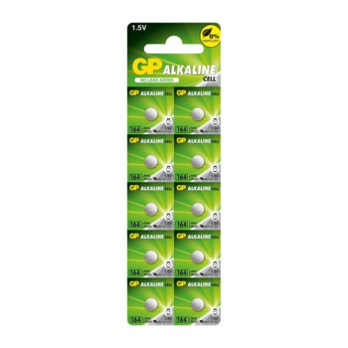 GP Battery (LR621) Alkaline Button GP164/ LR621(1 pcs) 1.55V DP010177-01