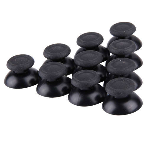 10 PCS Controller Joystick 3D Analog Cap pour PS4 (Noir) S1032B-05