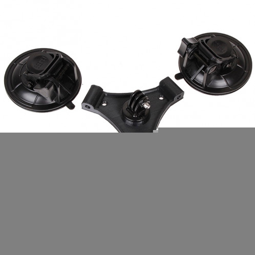 Triangle Direction Suction Cup Mount avec tournevis hexagonal pour GoPro HERO4 / 3 + / 3/2/1 (Noir) ST31448-00