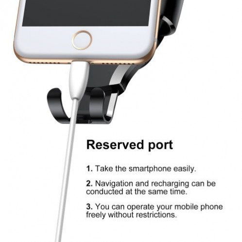 Baseus Car Mount Osculum Type Gravity Black/Silver (SUYL-XP0S) DA42761-012