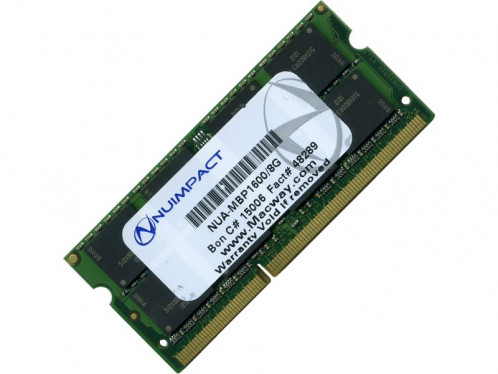 Mémoire RAM NUIMPACT 32 Go Kit (4 x 8 Go) SODIMM DDR3 1600 MHz PC3-12800 MEMNMP0038D-03