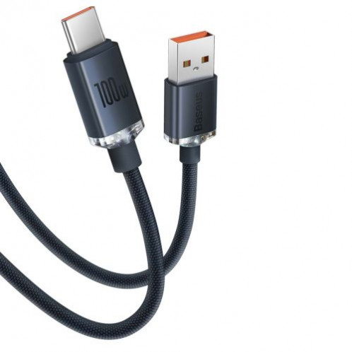 Baseus Type-C Crystal Shine series fast charging data cable 100W 2m Black (CAJY000501) DA360168-018