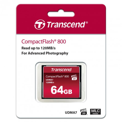 Transcend Compact Flash 64GB 800x 768691-02