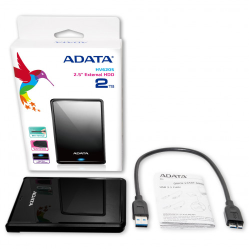 ADATA Externe HDD HV620S 4TB 2.5 VALUE Black 887350-06