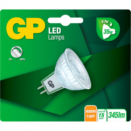 GP Lighting LED GU5.5 MR16 Refl. 4,7W (35W) 345 lm DIM GP 084983 505444-02