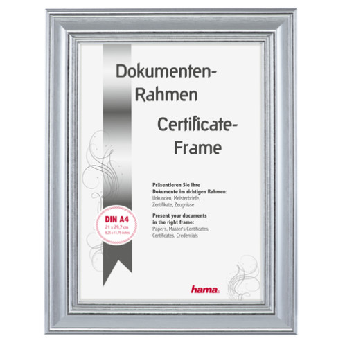 Hama Lobby argent 21x29,7 plastique DIN A4 175811 593658-05