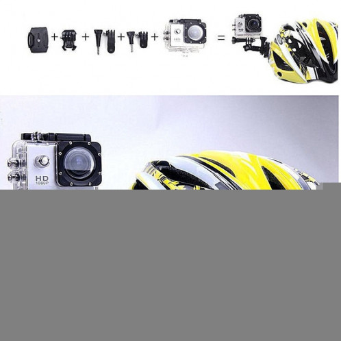 SJ4000 Full HD 1080P caméscope LCD LCD 1,5 pouces avec étui étanche, capteur CMOS 12,0 méga 30m étanche (blanc) SS010W3-08