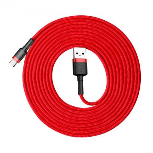 Baseus Type-C Cafule cable 2A, 3m Red/Red (CATKLF-U09) DA338937-016