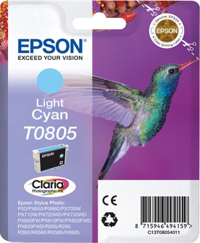 Epson light cyan T 080 T 0805 529074-02