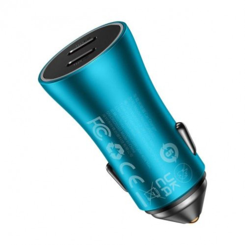 Baseus Car Charger Golden Contactor Pro fast Charger C+C 40W Blue (CGJP000003) DA82291-015