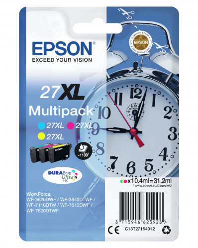 Epson DURABrite Ultra Ink 27 XL Multipack (3 couleurs) T 2715 268025-05