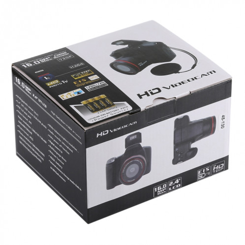 Appareil photo reflex numérique de 16,0 mégapixels HD, écran ACL de 2,4 pouces, enregistrement Full HD 720P, objectif infrarouge, EIS SH0608241-02