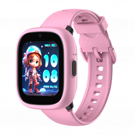 Lagenio K3 (Montre Connectée pour enfant 1.7'' Support Sim 4G) Rose LK3_PK-01
