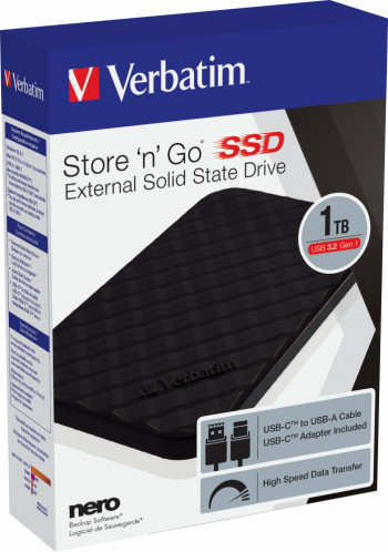 Verbatim Store n Go 1TB Portable SSD USB 3.2 53230 546191-05