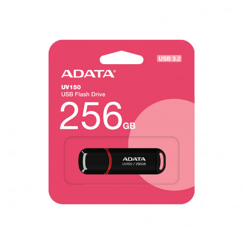 ADATA USB 3.2 UV150 black 256GB AUV150-256G-RBK 887455-03