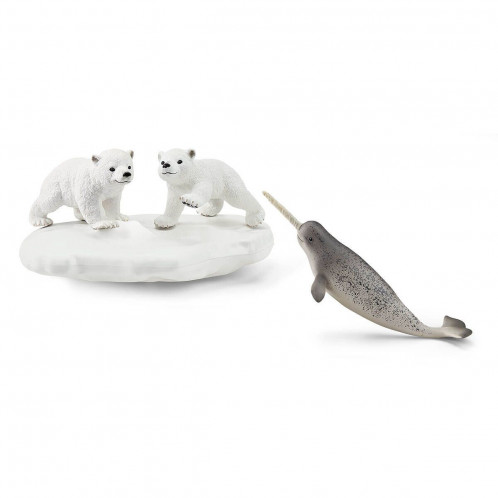 Schleich Animaux sauvages 42531 Glissade des ours polaires 607280-011