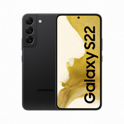 Samsung S901B/DS Galaxy S22 5G (Double Sim 6.1", 128 Go, 8 Go RAM) Noir S901-128_BLK-03