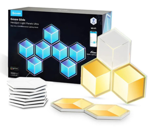 Govee Glide Hexagon Light Panels Ultra 7 Pack 120187-02