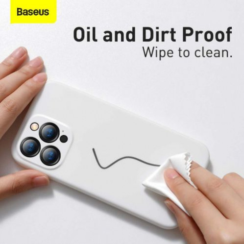 Baseus iPhone 13 Pro case Liquid Silica Gel Protective White (ARYT000402) DA190493-019