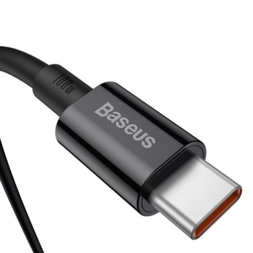Baseus Type-C Type-C Superior cable Quick Charge / Power Delivery / FCP 100W 5A 20V 1m, Black (CATYS-B01) DA308470-04