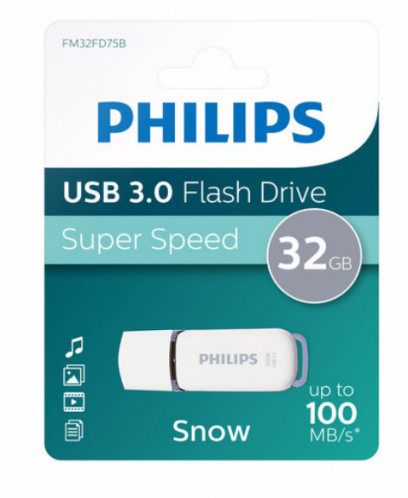 Philips USB 3.0 32GB Snow Edition gris 513151-04