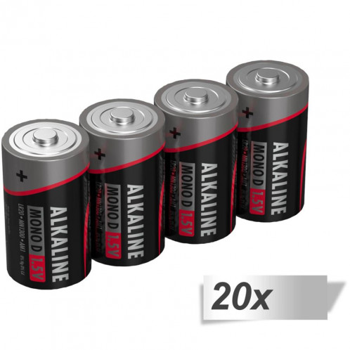 20x4 Ansmann Alcaline Mono D LR 20 red-line 5015581 486747-02