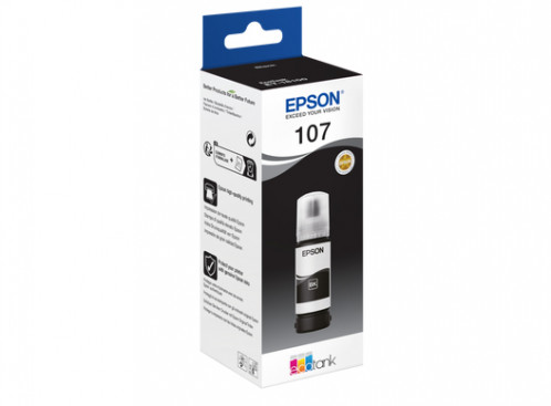 Epson EcoTank noir T 107 70 ml T 09B1 788699-04