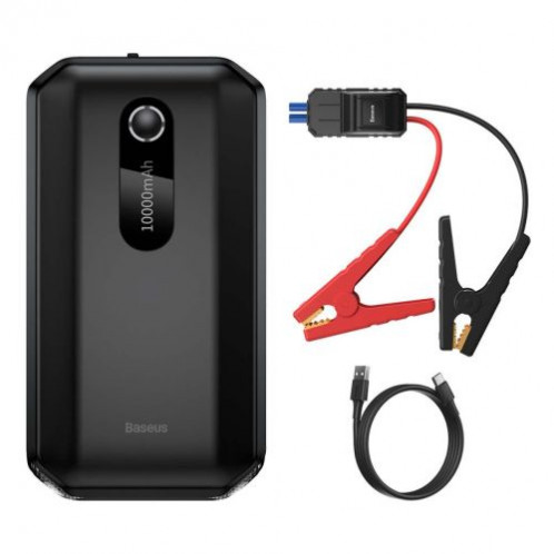 Baseus Car Tool Power Starter / Power Bank Super Energy Max Car Jump Starter (Peak current 1000A / 10000 mAh) Black (CGNL020101) DA390085-011