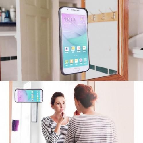 Pour Samsung Galaxy S6 Edge / G925 Anti-gravité Technologie Magique Nano-aspiration Housse de protection Sticky Selfie (Transparente) SP705T-00
