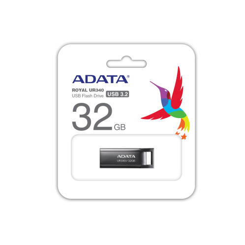 ADATA USB 3.2 UR340 noir 32GB AROY-UR340-32GBK 197866-06