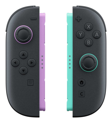 Nintendo Paire de manettes Joy Con 2 violet clair / vert clair 224872-06